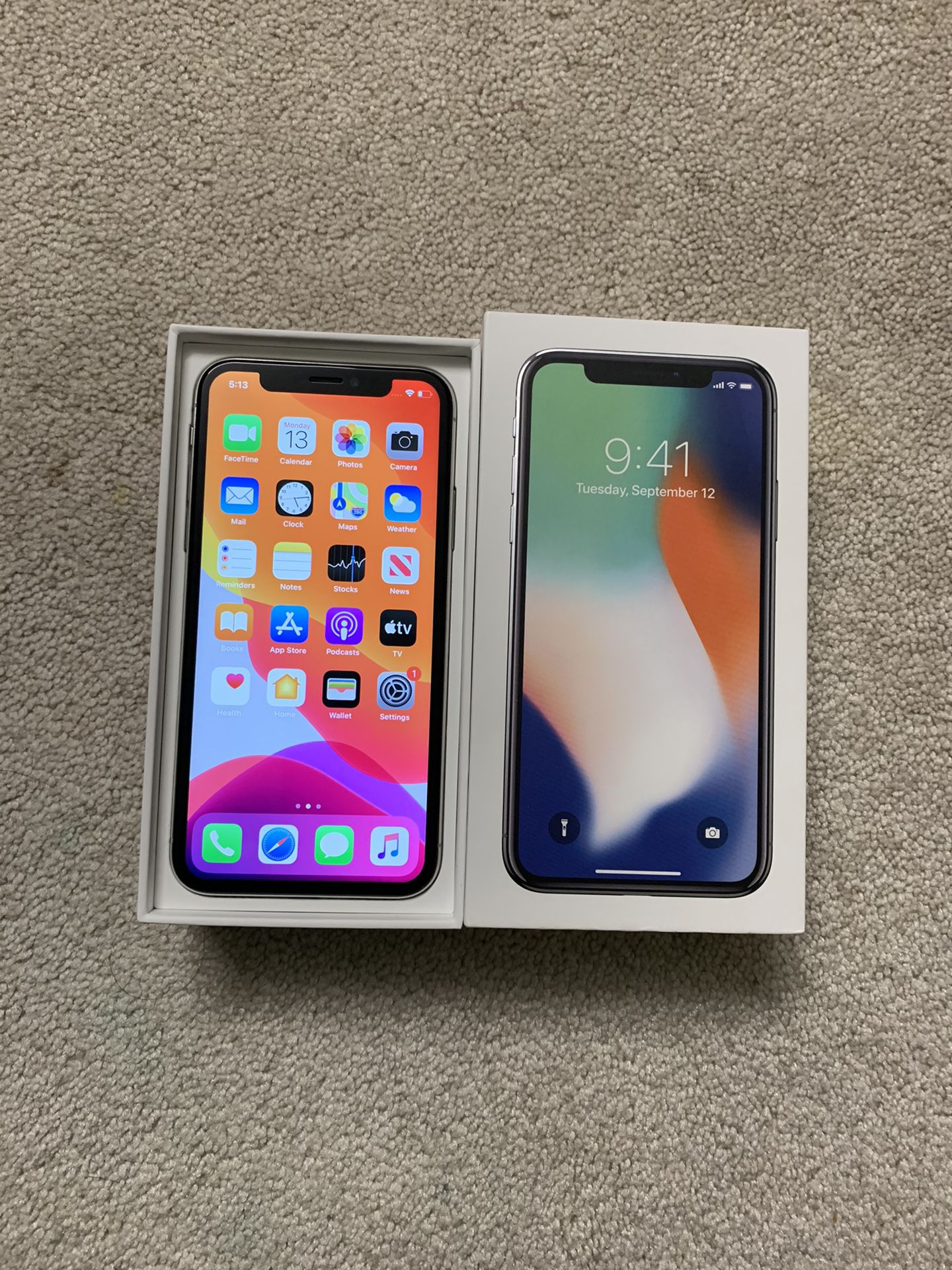 iPhone X 64gb Unlocked , Nothing wrong with it. And no damage, good condition for sale $500 thanks