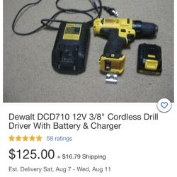 Dewalt 12v Drill 
