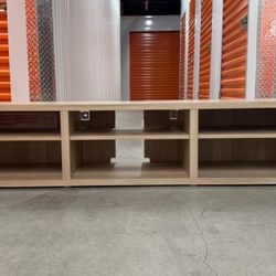 Wood Entertainment Center (72”x15”x15”)
