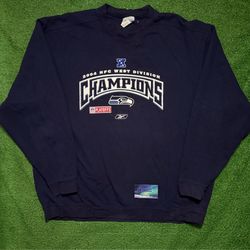 Vintage Seattle Seahawks Crewneck 2X-Large
