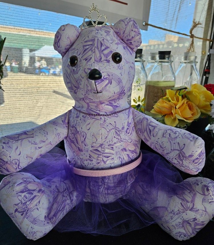 Purple Ballerina Bear
