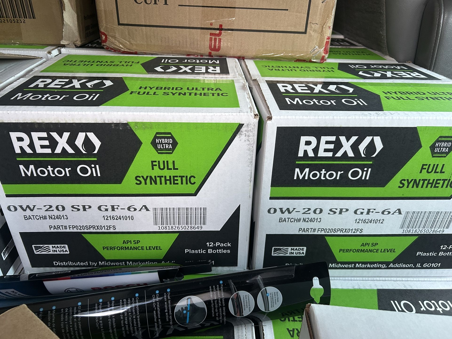 Full Synthetic Oil. 0w20, 5w30 And 5w20