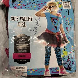 80s Girl Disco Size X-Large Halloween costume.