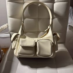 Small Light Cream Beige Bag