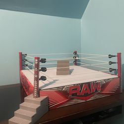 Wwe Authentic Scale Ring With Extra Steps Complete 