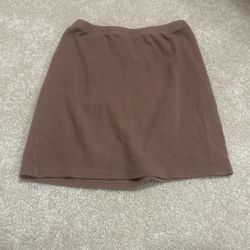 Brown Body on Mini Skirt