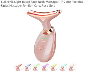 ELISHINE 7 Color LED Face & Neck Massager