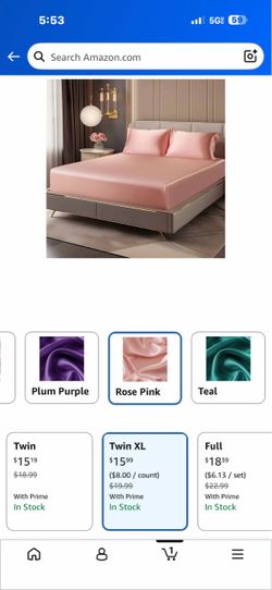 BEDELITE Satin Twin XL