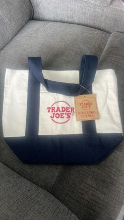 TRADERS JOE’S MINI CANVAS TOTE BAG