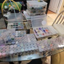 30 Boxes Of Beads For Jewelry Making / Crafts 