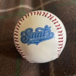 3 Minnesota Twins Baseballs and a ST. Paul Saints Ball