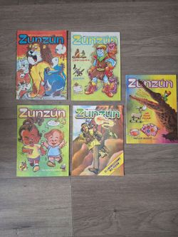 5 Cuban Comic Book Monthly Issues Revista Zunzun Historietas