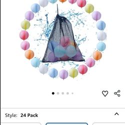 Reusable Water Balloons 24 pack for $5 or 2,400 for $450