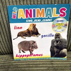 Wild animals with cd book
