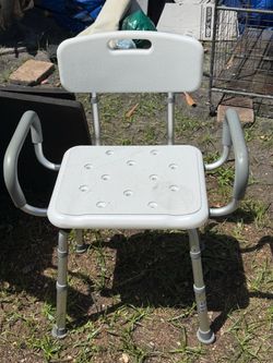 Shower Chair with Arms and Back