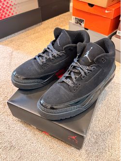 Jordan 3 Black Cats Size 12