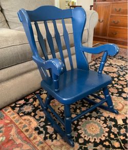 Vintage Children’s wood rocking chair