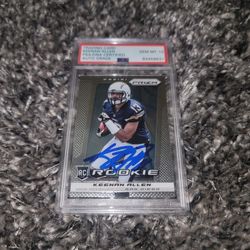 Keenan Allen Signed 2013 Prizm RC #252 PSA/DNA GEM MT 10 AUTO