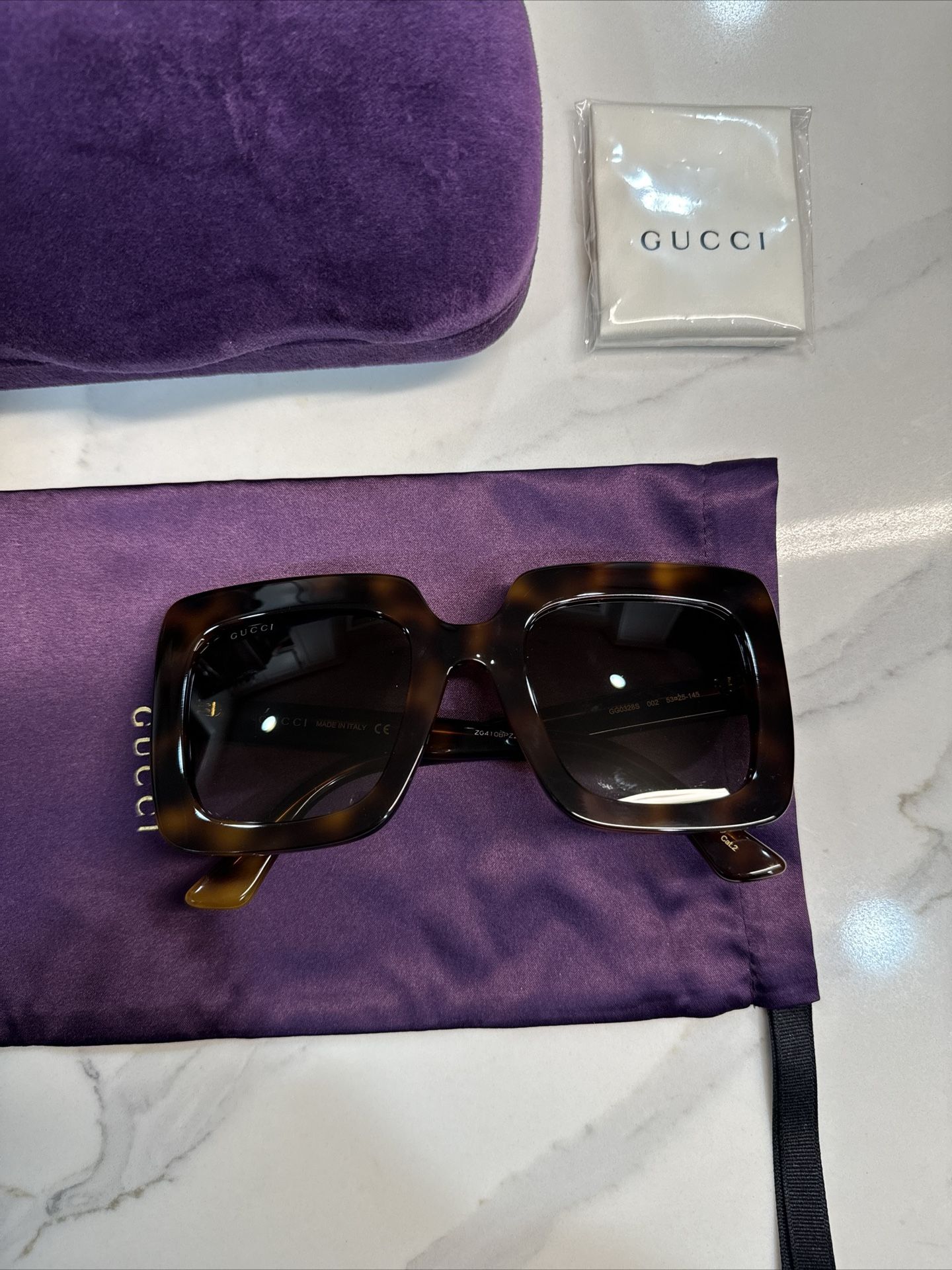 Gucci Sunglasses - Square-Frame Double G Sunglasses