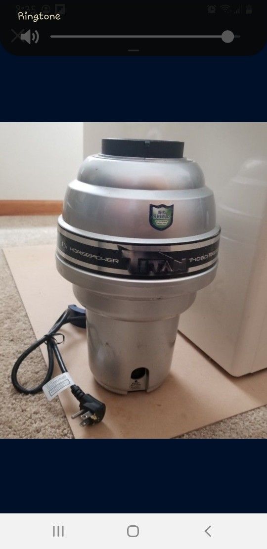 Food Disposer/Disposal