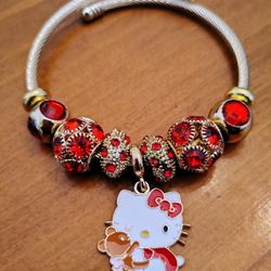 Hello Kitty Teddy Bear Bracelet
