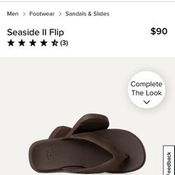 UGG Seaside II Flip Men’s 7