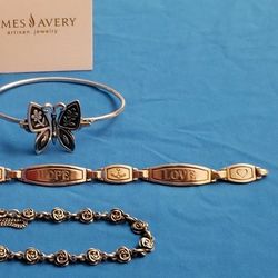 James Avery Silver Retired Bracelets 