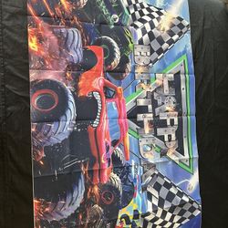 Monster jam, banner party supplies