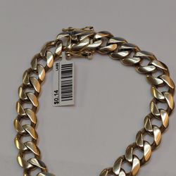 14k gold cuban bracelet