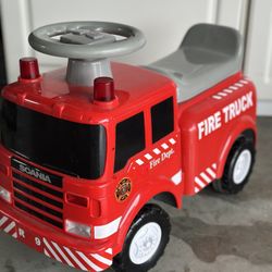 Fire truck ride on -toy
