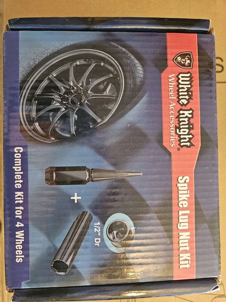 White Knight Wheel Lock Set