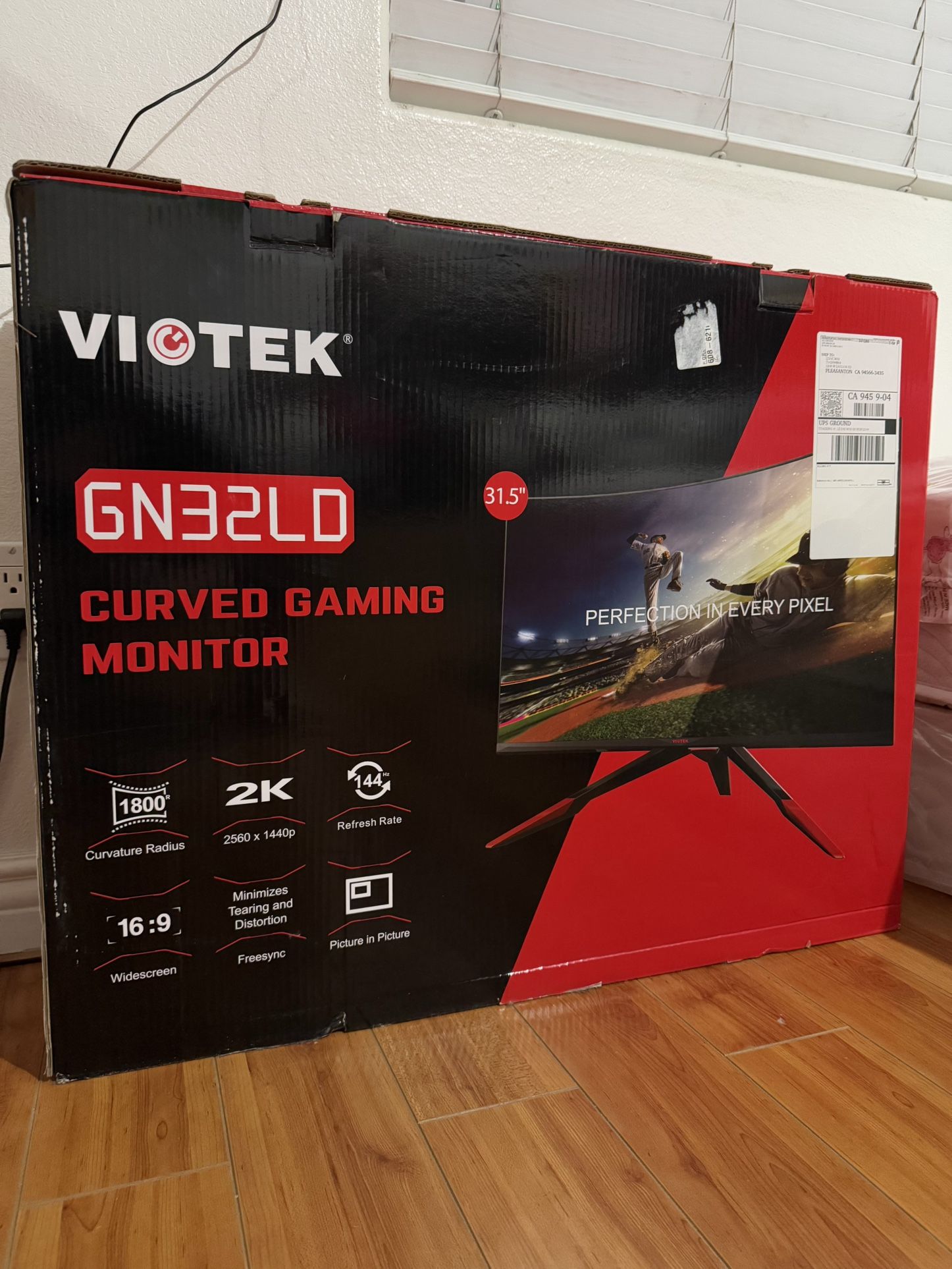 Viotek Gaming Curve Monitor 32inch 144Hz 2k (Brand New)
