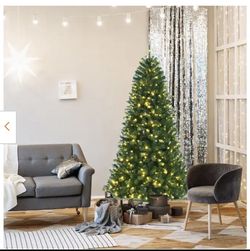 6 ft. Pre-Lit Artificial Christmas Tree Hinged Xmas Tree - Costway