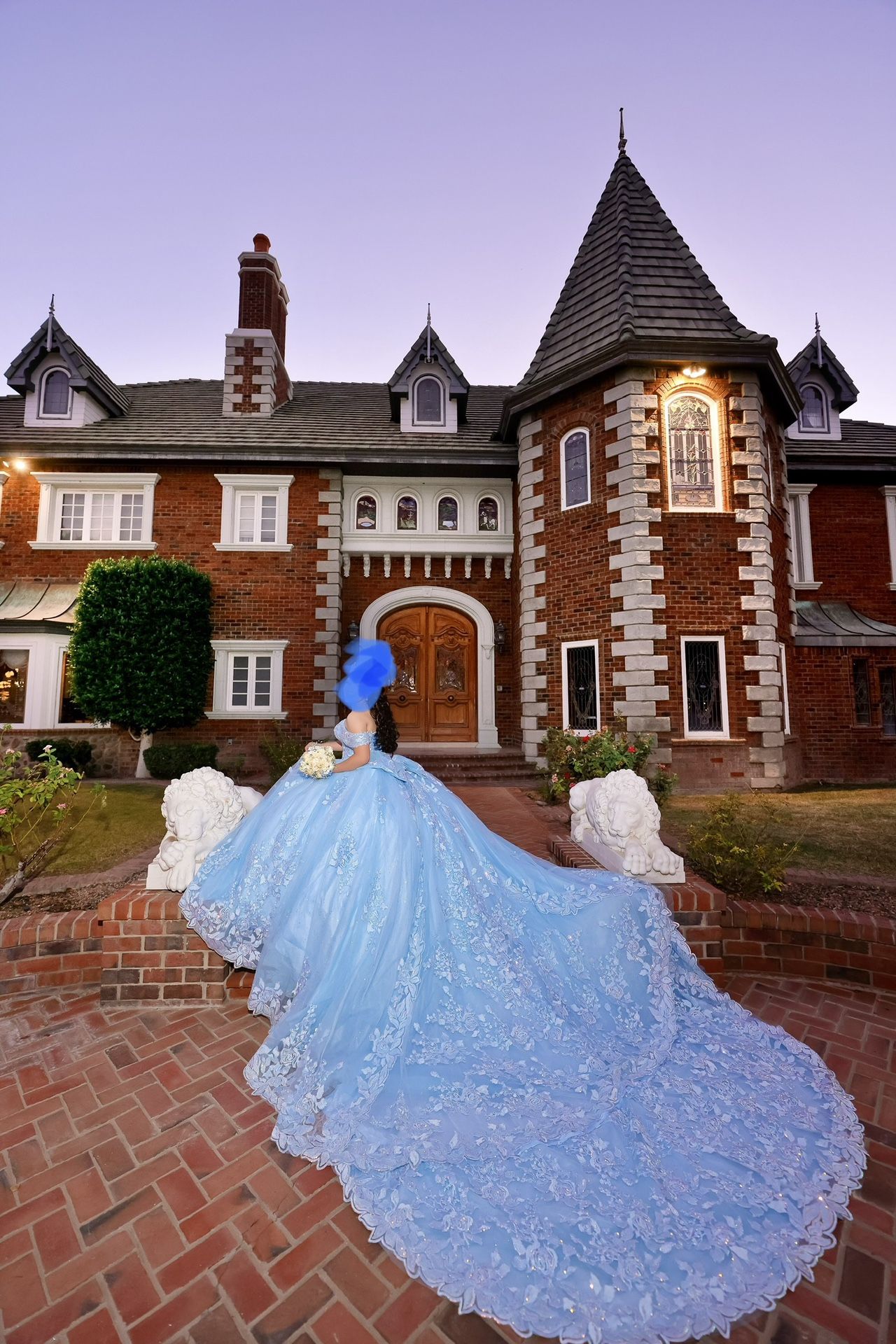 Sky Blue Quinceanera Dress