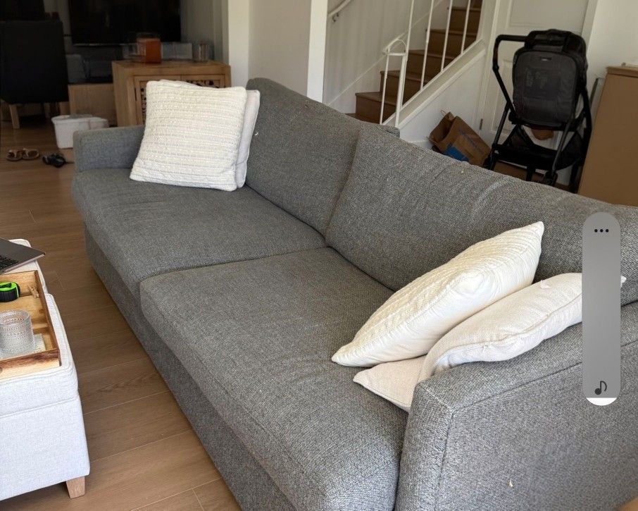 COUCH - SOFA  grey (by Crate & Barrel)