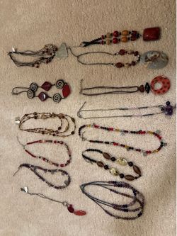 Beaded necklaces