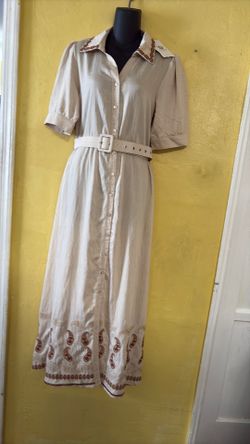 Vestido beige