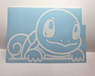 Pokémon White Vinyl Decal