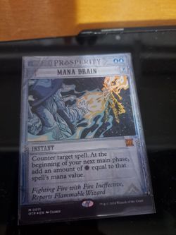 MTG Mana Drain Prosperity Treatment Foil OTP