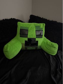 Minecraft Creeper Relax Pillow with Arms