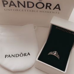 Pandora Princess Ring Size 7