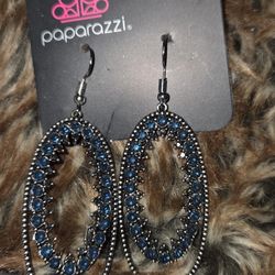 Beautiful blue earrings dangles