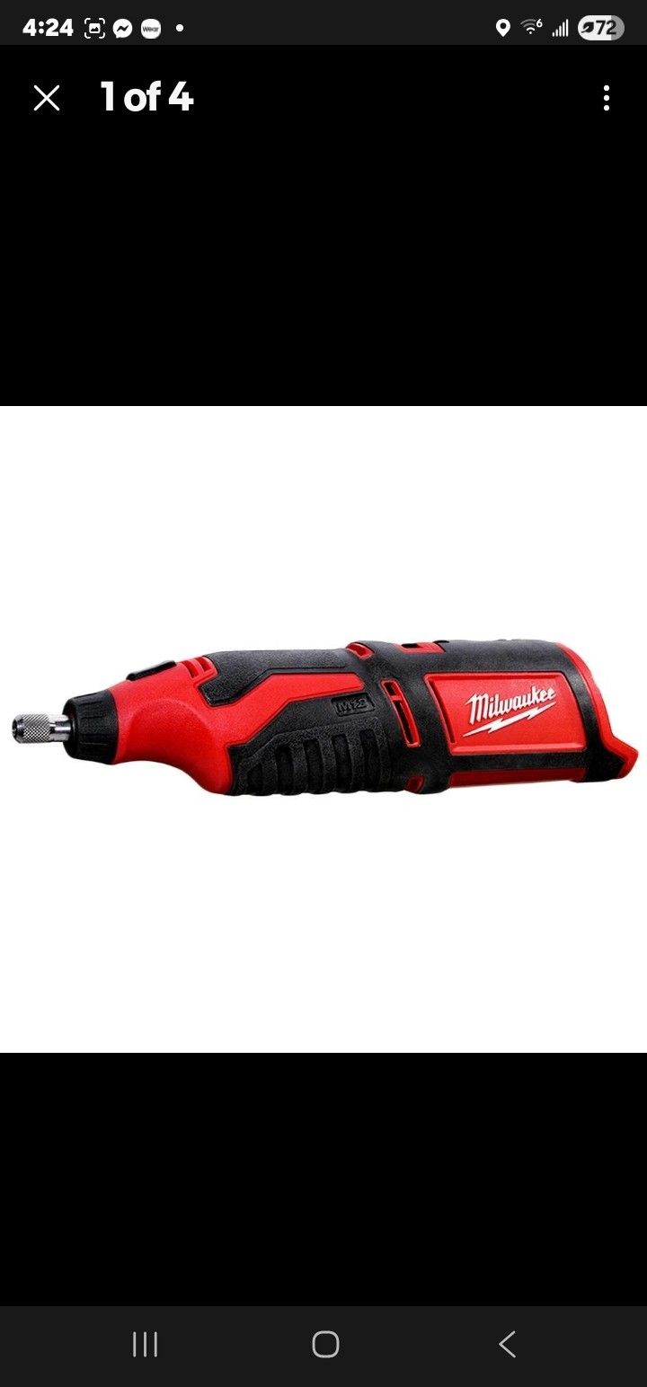 Milwaukee 2460-20 M12 12V Rotary Tool , Brand New - Bare Tool