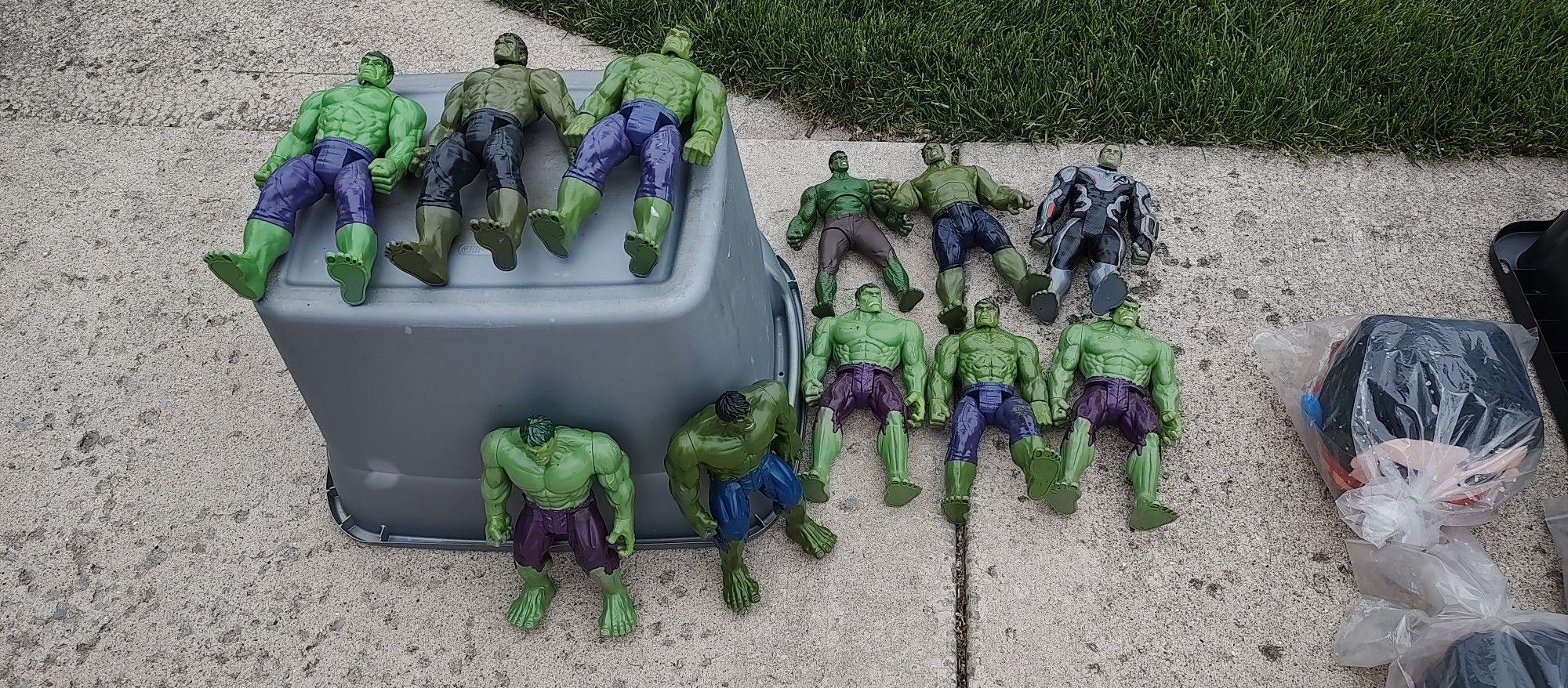 Hulk Figures Assorted (Lot)
