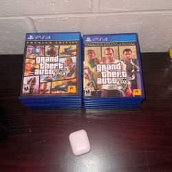 tons of playstation 4 games + airpods