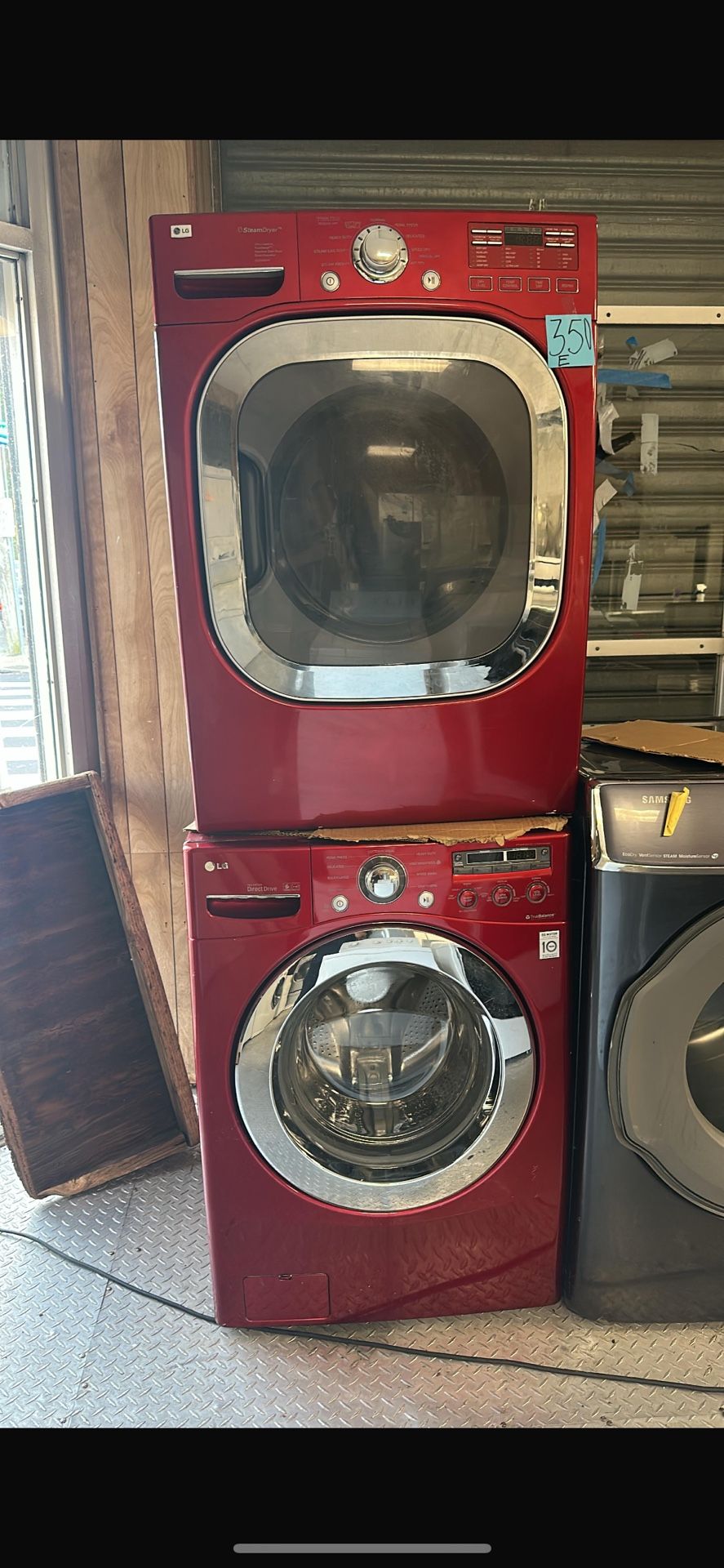 LG 27” Front Load Washer and Electric Dryer Set