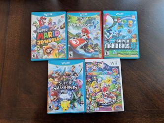Bundle Of 4 Wii U Games And 1 Wii Game