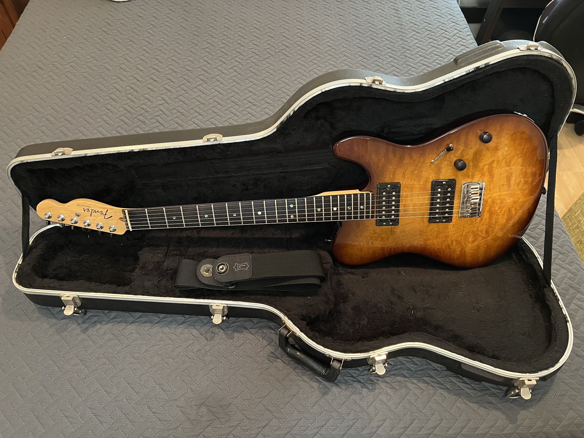 2004 Fender American Deluxe Telecaster QMT HH Electric Guitar