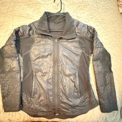 Black Quilted Zip-Up Jacket lululemon
