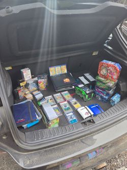 Large collection of Pokemon, Magic The Gathering, and One Piece cards